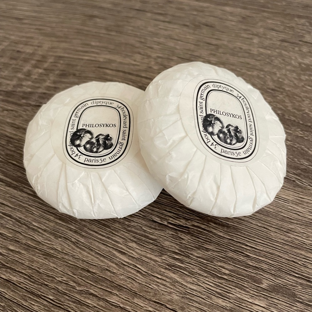 ✨Diptyque Philosykos Soap Set of 2 Travel Size